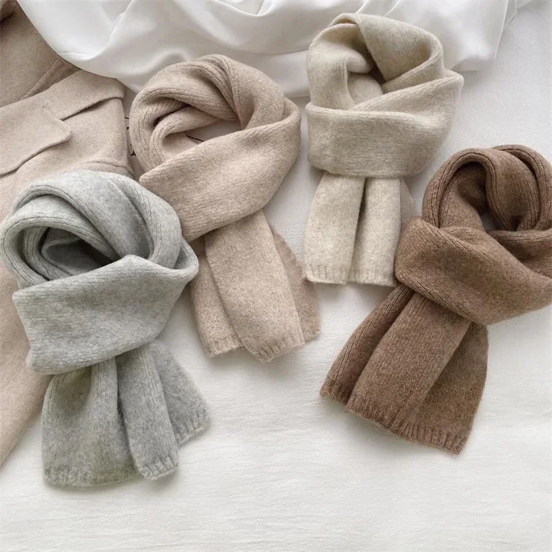 Woven Scarf Blanket - สุภาพสตรีผ้าพันคอผ้าพันคอผู้หญิงฤดูหนาว WARM Luxury สีทึบ Shawl และ