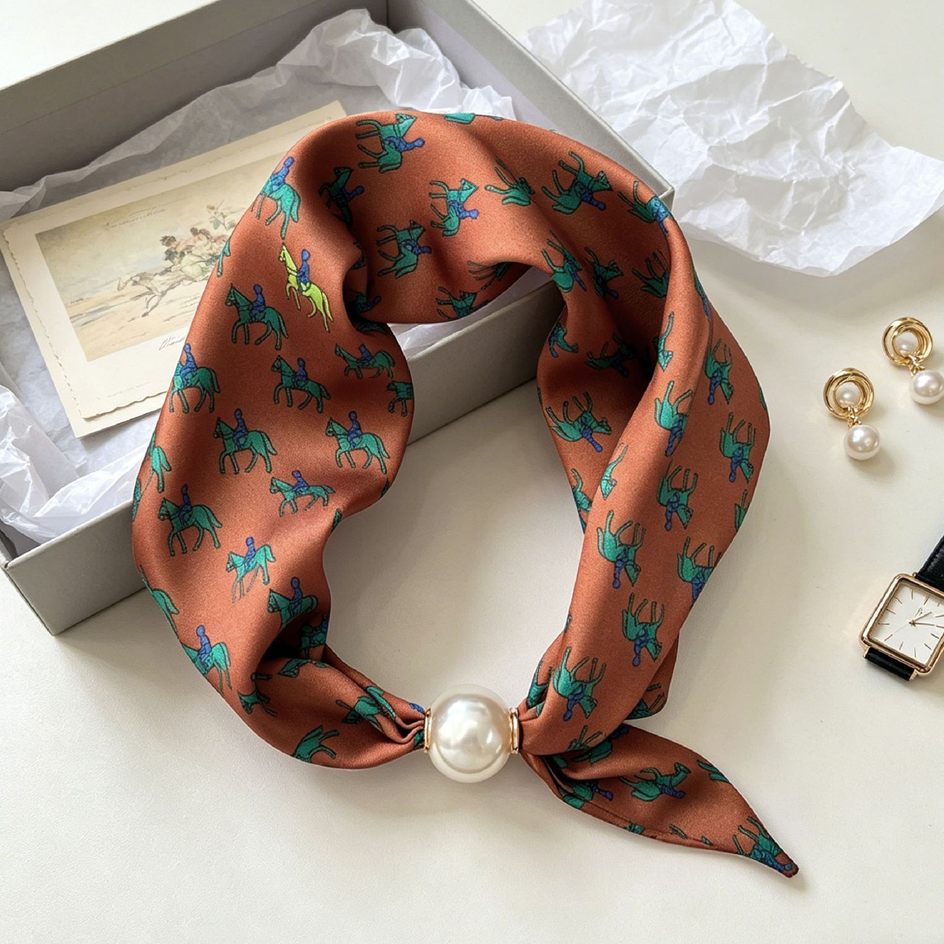 ผ้าพันคอแม่เหล็กหรูหราลายมุกสำ - Face Scarf Mask บทวิจารณ์และราคา