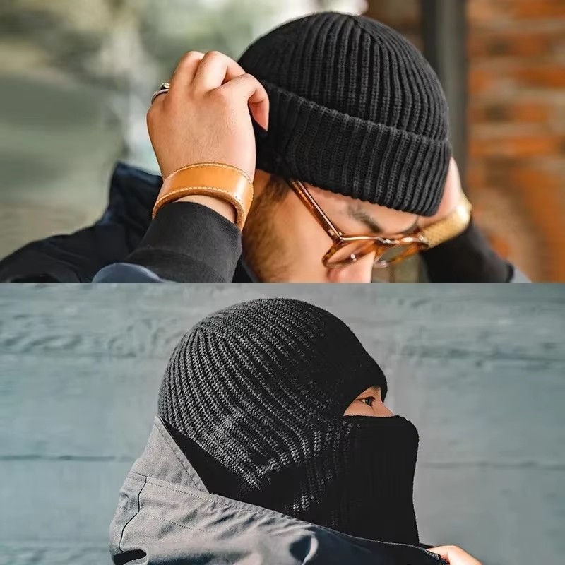 หมวกบีนนี่ไหมพรมสำหรับผู้ชายแล - Muffler Men Wool บทวิจารณ์และราคา