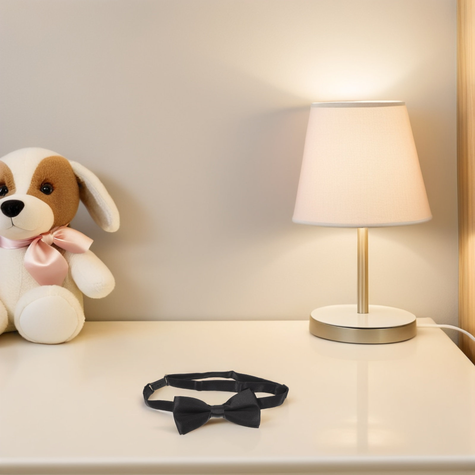 หูกระต่ายเด็กสีดำ ปรับได้ ผูกส - Bow Tie Pre Tied บทวิจารณ์และราคา