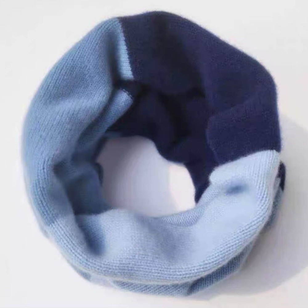ผ้าพันคอถักนิตติ้งแบบนุ่ม สีสั - Infinity Scarf Knit บทวิจารณ์และราคา
