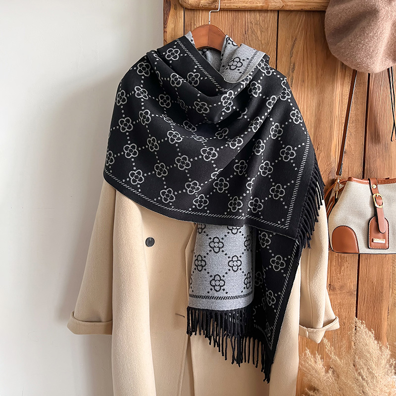 แบรนด์ Jacquard ออกแบบฤดูหนาวส - Woven Scarf Blanket บทวิจารณ์และราคา