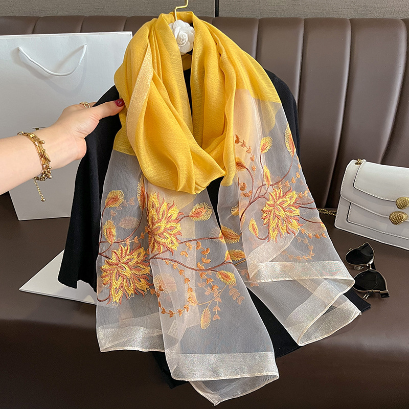 ผ้าพันคอไหมแท้สำหรับฤดูใบไม้ผล - Woven Scarf Blanket บทวิจารณ์และราคา