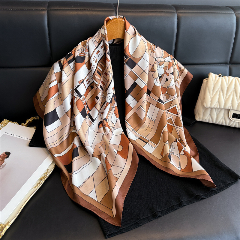 ผ้าพันคอไหมทวิลล์ลายสก๊อตแบบให - Scarf Silk Square บทวิจารณ์และราคา
